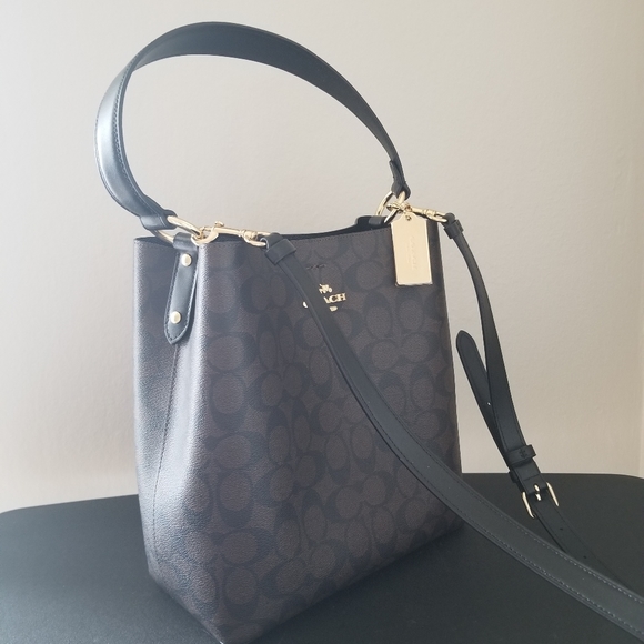 Coach Black and Brown Satchel - Picture 3 of 14